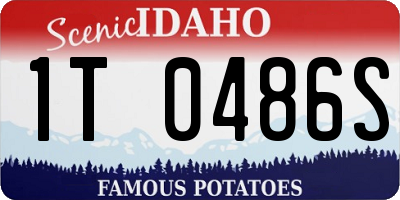 ID license plate 1T0486S