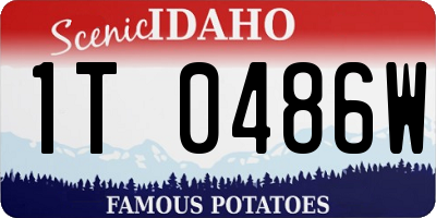 ID license plate 1T0486W