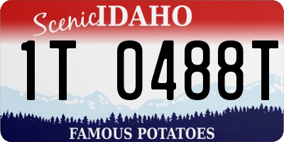 ID license plate 1T0488T