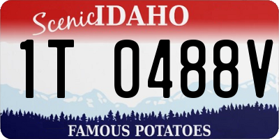 ID license plate 1T0488V