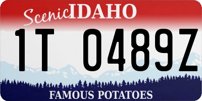 ID license plate 1T0489Z