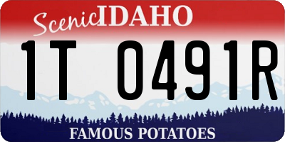 ID license plate 1T0491R