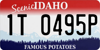ID license plate 1T0495P