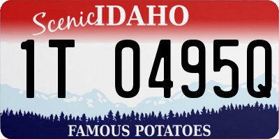 ID license plate 1T0495Q