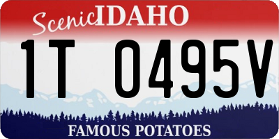 ID license plate 1T0495V