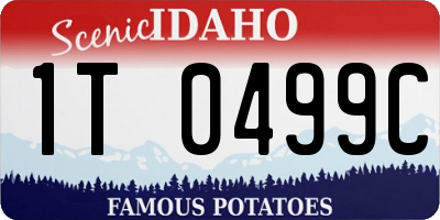 ID license plate 1T0499C