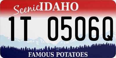 ID license plate 1T0506Q