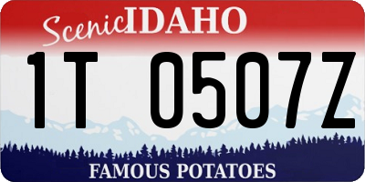 ID license plate 1T0507Z