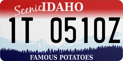 ID license plate 1T0510Z