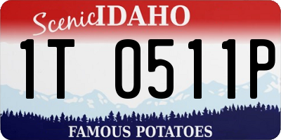 ID license plate 1T0511P