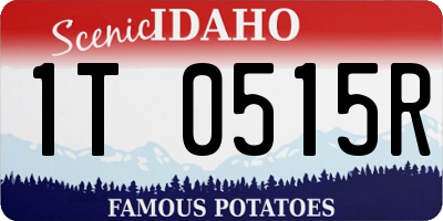 ID license plate 1T0515R