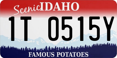 ID license plate 1T0515Y