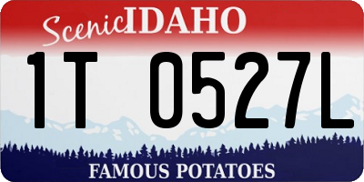 ID license plate 1T0527L