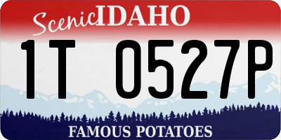 ID license plate 1T0527P
