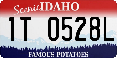 ID license plate 1T0528L