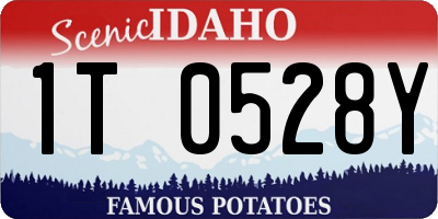 ID license plate 1T0528Y
