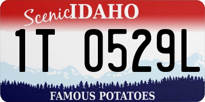 ID license plate 1T0529L