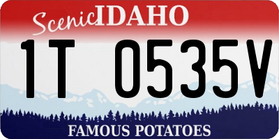 ID license plate 1T0535V
