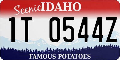 ID license plate 1T0544Z