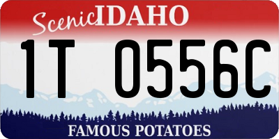 ID license plate 1T0556C