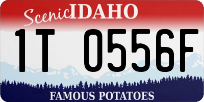 ID license plate 1T0556F