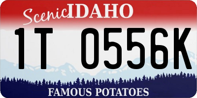 ID license plate 1T0556K