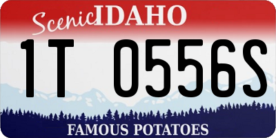 ID license plate 1T0556S