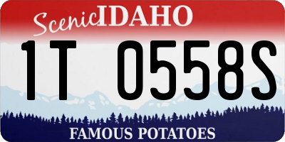 ID license plate 1T0558S