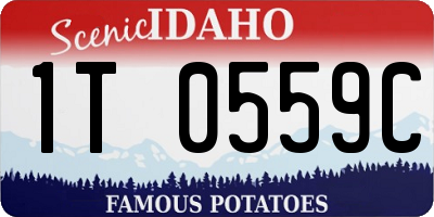 ID license plate 1T0559C
