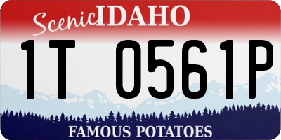 ID license plate 1T0561P