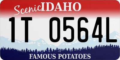 ID license plate 1T0564L