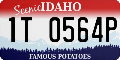 ID license plate 1T0564P