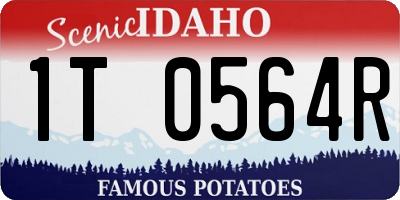 ID license plate 1T0564R