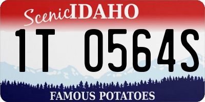 ID license plate 1T0564S