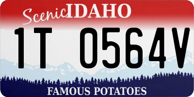 ID license plate 1T0564V