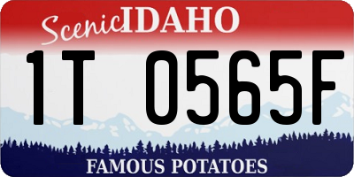 ID license plate 1T0565F