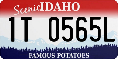 ID license plate 1T0565L
