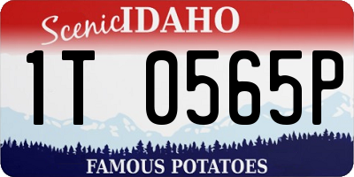 ID license plate 1T0565P
