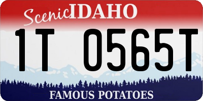 ID license plate 1T0565T