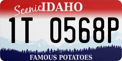 ID license plate 1T0568P