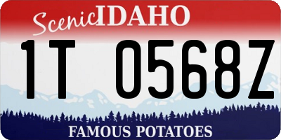 ID license plate 1T0568Z
