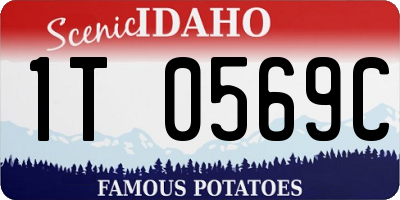 ID license plate 1T0569C