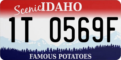 ID license plate 1T0569F