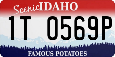 ID license plate 1T0569P