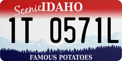 ID license plate 1T0571L