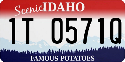 ID license plate 1T0571Q