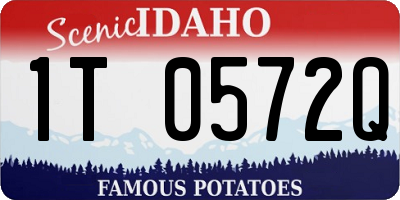 ID license plate 1T0572Q