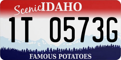 ID license plate 1T0573G