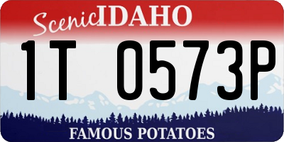 ID license plate 1T0573P