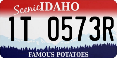 ID license plate 1T0573R